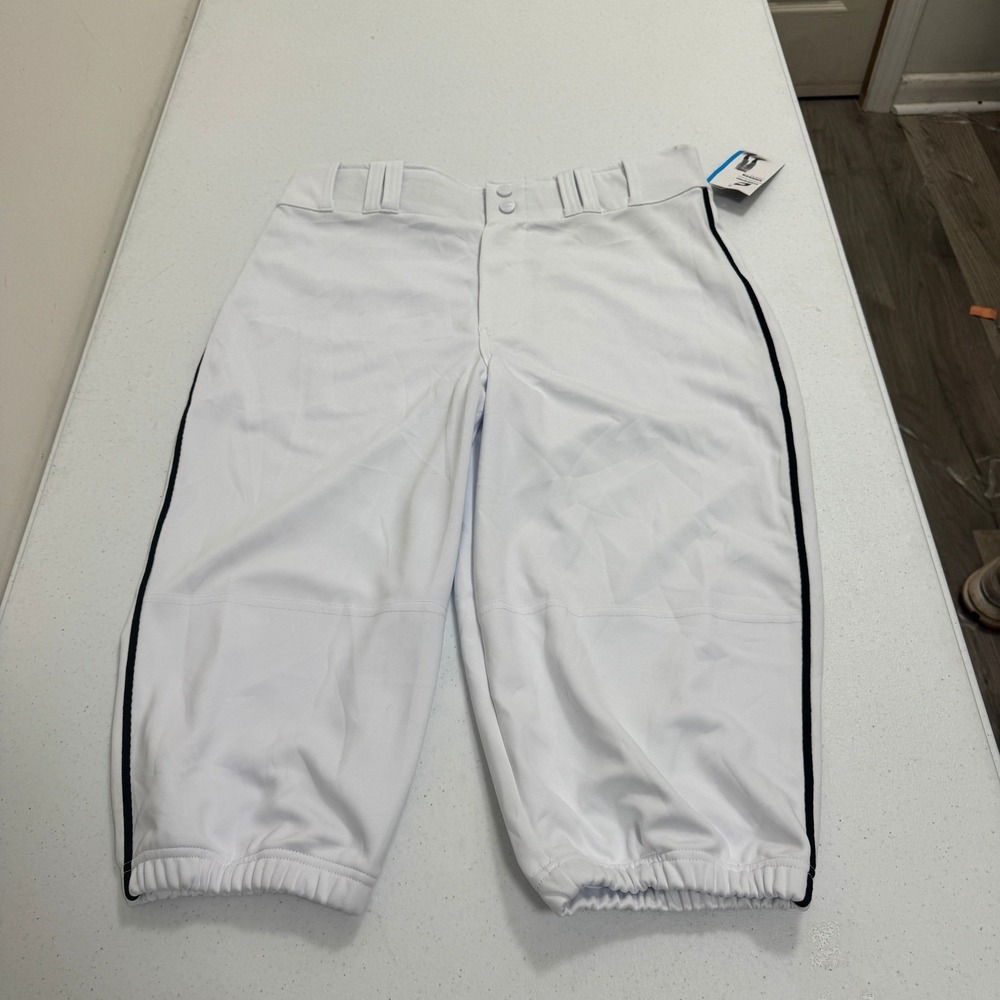 Champro BP101 White Navy Piped Baseball Knicker Pants Mens Adult Large NWT